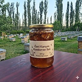 Özel Karışım Karakovan Balı 1000 gr - Premium Bal Karışımı